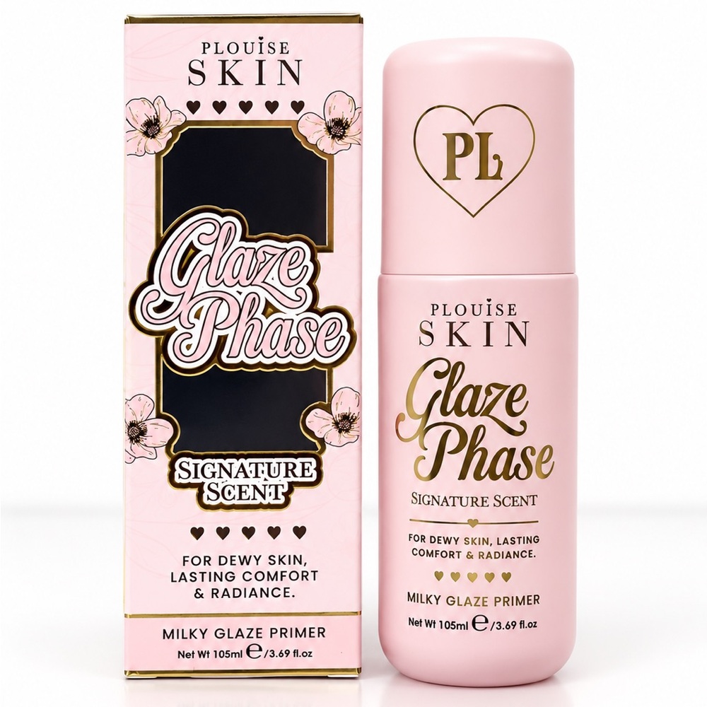P. LUISE Glaze Phase Milky Glaze Primer - Pink